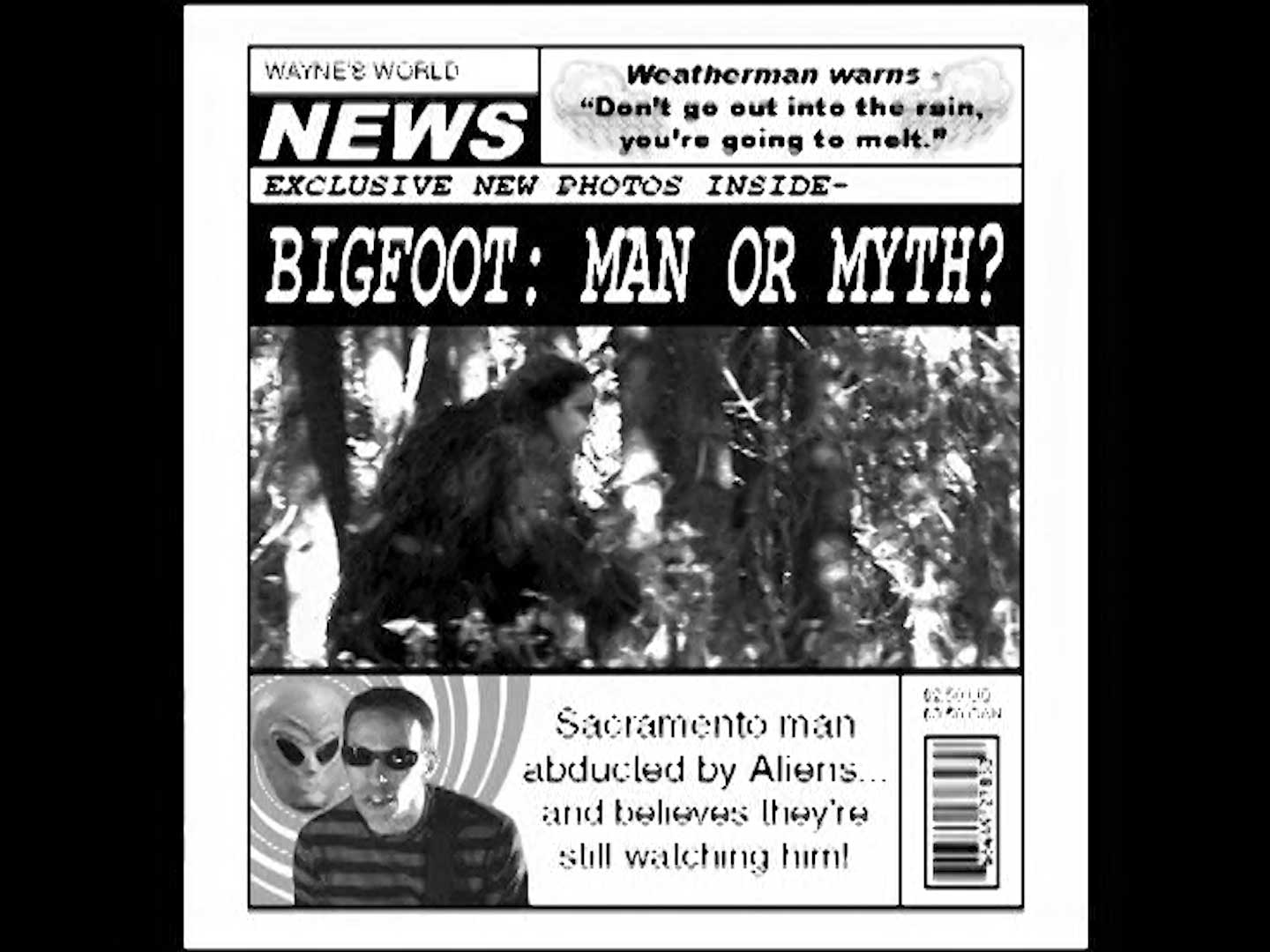 Running with Bigfoot music video by Groovie Ghoulies.