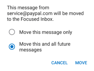 This message from service will be moved to the future.