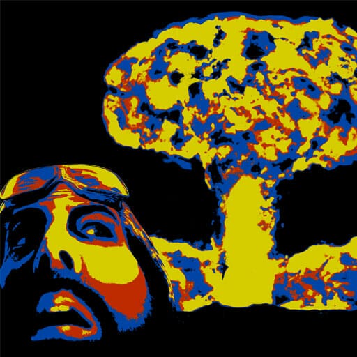 nuclear bomb, man