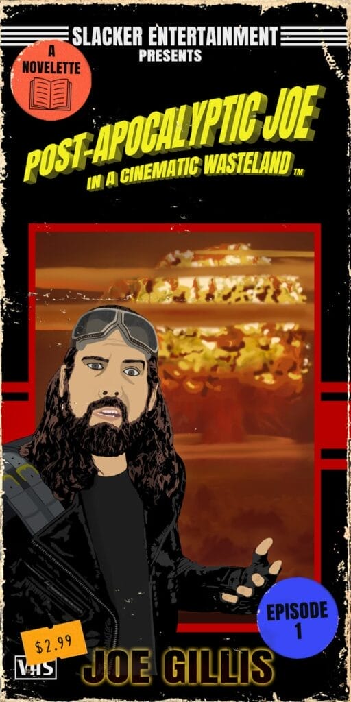 El cartel de la serie de ciencia ficción, Joe postapocalíptico.