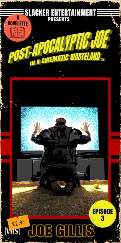 Un cartel de Joe postapocalíptico.