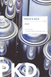 The cover of philip k dick's ubx.